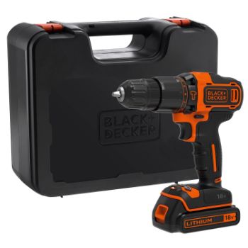 Slika Black + Decker aku udarna bušilica odvijač BDCHD18K