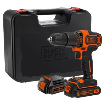 Slika Black + Decker Aku udarna bušilica odvijač BDCHD18KB