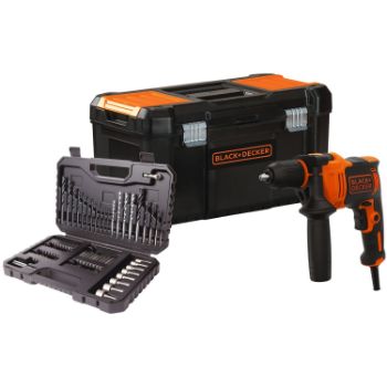 Slika Black + Decker udarna bušilica BEH710KA80